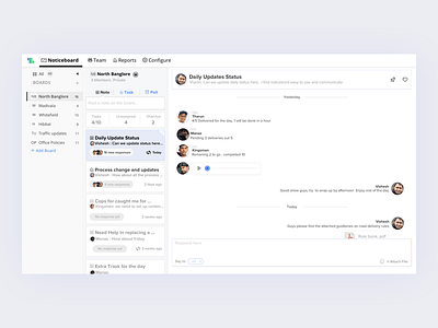 wip Collaboration platform for Blue colour worker admin application b2b collaboration desktop enterprise product design saas ux