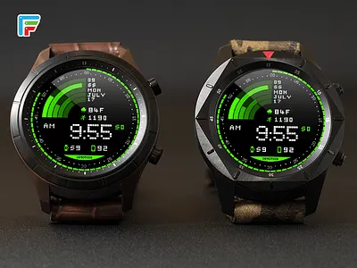 Loader Color Match ai android wear brand branding earth gears3 glow smart watch space spaceship ui wearable