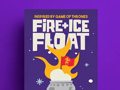 Fantasy Food Posters for San Diego Comic Con chewbacca deadpool fandom game of thrones naruto pop culture poster star wars