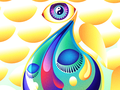 Memories may sneak down my cheek- 444 caught their eyes dream illustration jay z solipsistic suffering tear