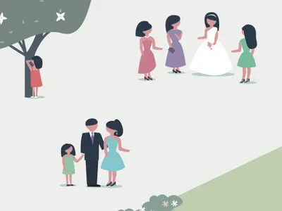 Nicky Films films illustration nicky wedding