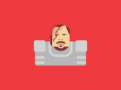The Hound. Game of Thrones flat game game of thrones illustration illustrator the hound