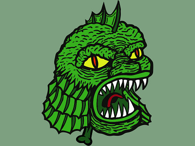 Creature Of The Black Lagoon aqua black creature evil illustration lagoon monster sharp teeth water