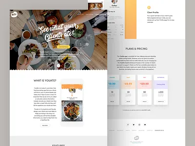 Youate Coach landing page coach landing page website youate