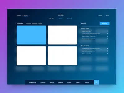 Mixpanel Navigation – Reimagined (Concept) design navigation typography ui ux website wireframe