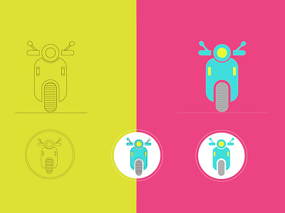 Bike bike icon color icon icon line icon