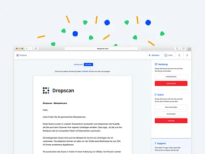 Dropscan - Scan dropscan scan web app web design