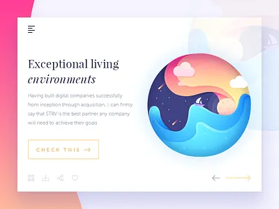 Waves design icon illustration ui ux waves web