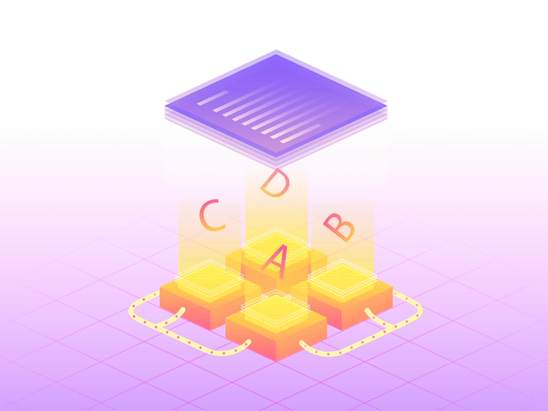 Animated Illustration for Marketing Services Provider analytics animation communication illustration isometric marketing optimization process strategy targeting zajno