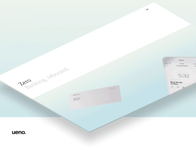 Case Study - Zero branding case study colors desktop logo mobile parallax responsive website