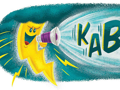 Highlights - June 2017 children illustration lightning science stem thunder typography