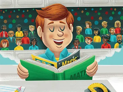 Tony Spumoni - Dreaming book children illustration kids magic magician picture book