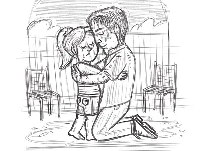 Early Reader Sketches book children curriculum family illustration kids siblings