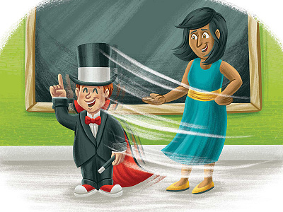 Tony Spumoni - Spots ation book children illustration kids magic magician picture book