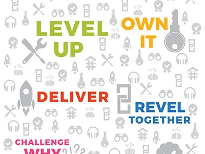 DeveloperTown Values Posters company design developertown poster print values