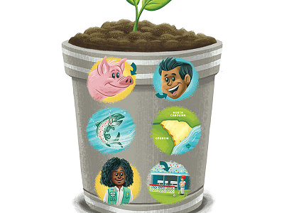 Highlights - July 2017 baseball boy children fish game girl scout illustration pig south carolina sprout trout