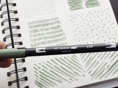 Fleri Farms - WIP brush farms haiti illustration pattern sketch