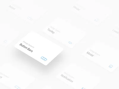 Component Cards bars button cards components design modal system tooltip
