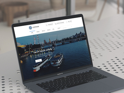 Compmarine LTD - Web site redesign abilov compmarine illustration redesign repair service ship service shipping ui web site