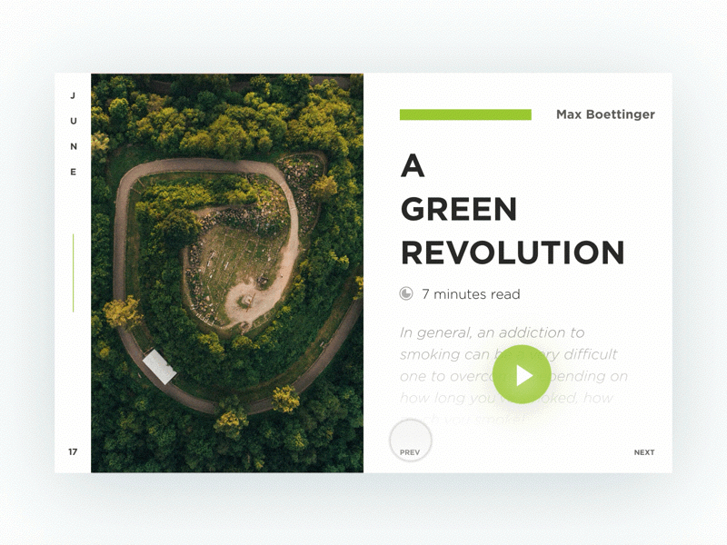 Card Animation animation blog card interaction principle sketch ui