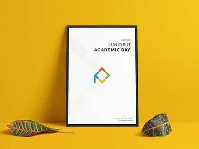 Junior IT Academic Day || Microsoft conference academic conference day design it junior logo microsoft minimalism mockup simply