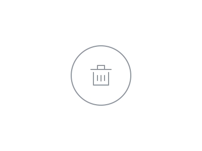 Delete Icon animation delete gif icon json line lottie trash