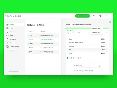 Admin Dashboard - Navigation ⚙️ admin clean dashboard menu nested navigation spanish ui