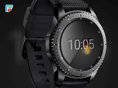 Swinging Bulb watch face ai android wear brand branding earth gears3 glow smart watch space spaceship ui wearable