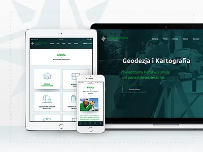 geodesy website animation custom geodesy icons logo map no template promo rwd video web website