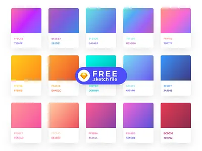 Sick Gradients [Freebie] android color colour free freebie gradient gradients ios picker sketch ui ux