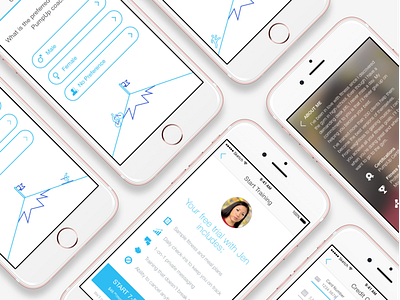 Pump Up Coaching coaching fitness app hybrid app ios app onboarding pump up react sell page