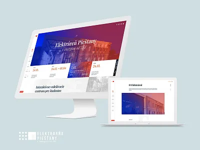 ZSE Elektráreň Piešťany left fixed navigation ui webdesign zse