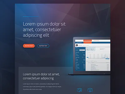 Cyber Security Style Tile landing page open sans style tile titillium web website