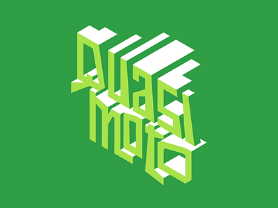 Quasimoto isometric lettering madlib quasimoto