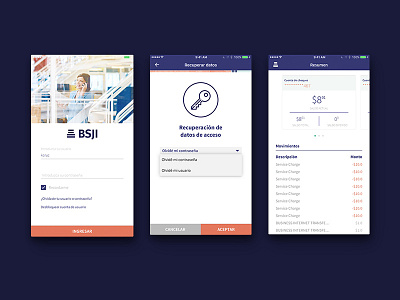 BSJI Mobile Experience app bank mobile money uiux