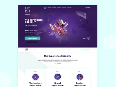 FIC 2017: Homepage for interactivity festival in Brasil cards cta desktop homepage landing scroll