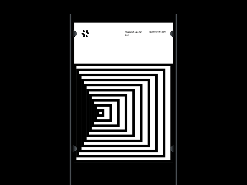 This is not a poster 002 abstract abstractanimation animation brutalism digitaldesign gif graphicdesign minimalism poster posterdesign principle sgustokstudio