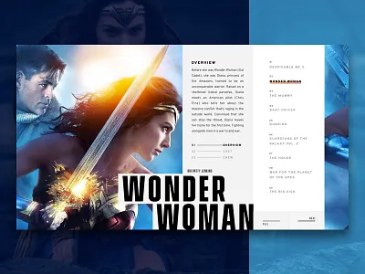 Movie Slider | UI interface movies slider ui web