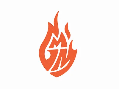 Good Mythical Morning design fire illustration logo mark type typography youtube