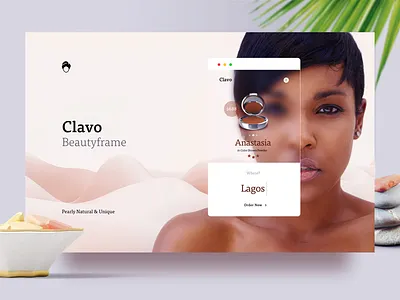 Clavo Cosmetics Website Concept beauty cosmetics ecommerce interface makeup ui ux