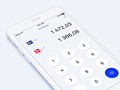 Currency converter app currency converter ios11 light blue