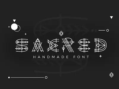 Paraoh - Sacred Font ancient creative font fonts futuristic native old relic sacred type viking