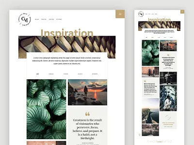 Conscious Male :: Inspiration Page collection community conscious grid inspiration lifestyle modern motivation purpose quotes ui web design