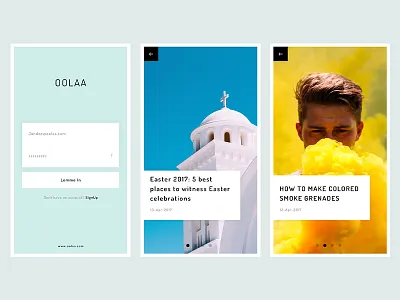 Feed Reader UI Kit app design blog clean feeds flat ios iphone minimal app design ui ui kit ux