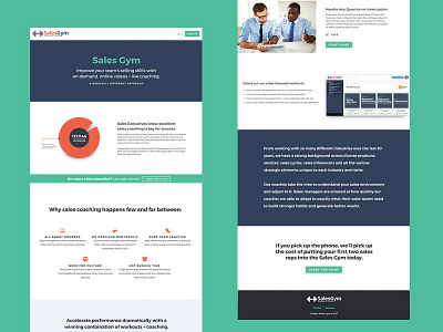 More Info Page for Viddler SalesGym info sheet informational product product info saas web design