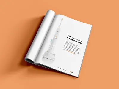 SmartClean Magazine Ad ad advertisement brush clean dentist magazine toothbrush