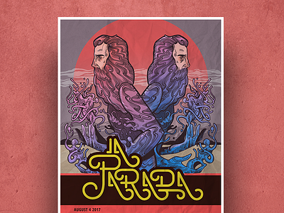 La Parada August 2017 gigposter illustartion ledo ledodesign photoshop