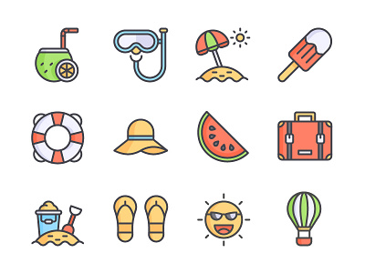 Summer Icon Set free icon