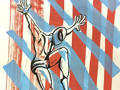 Spiderman disney ink marvel megacon paint posca spider man super hero