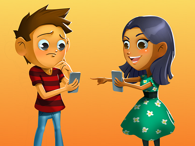 Kids game iphones kids orange phones